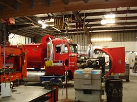 Fire Truck being repaired